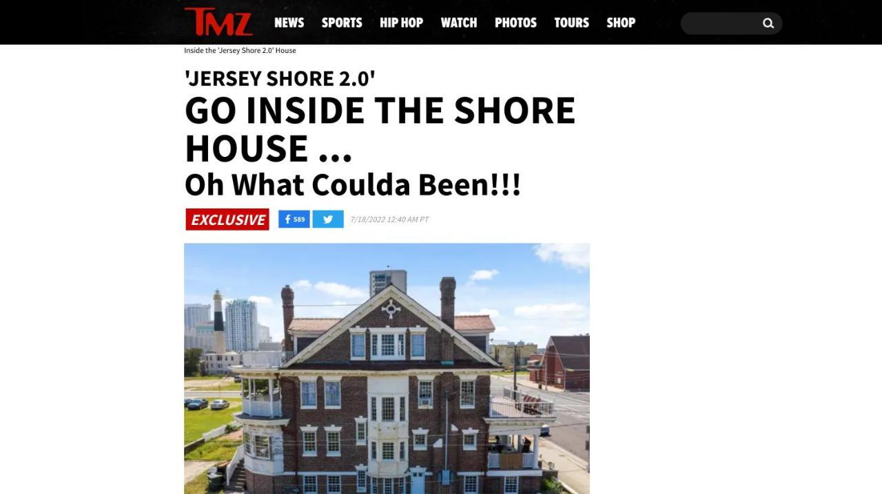 大西洋城Grand Historic 8Br 6 5Ba Mansion Waterfront Decks别墅 外观 照片